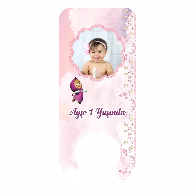 Maşa İle Koca Ayı Temalı Dikdörtgen Açacak Magneti